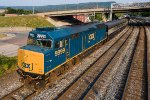 CSX 9999 rests outside of Cumberland Yard